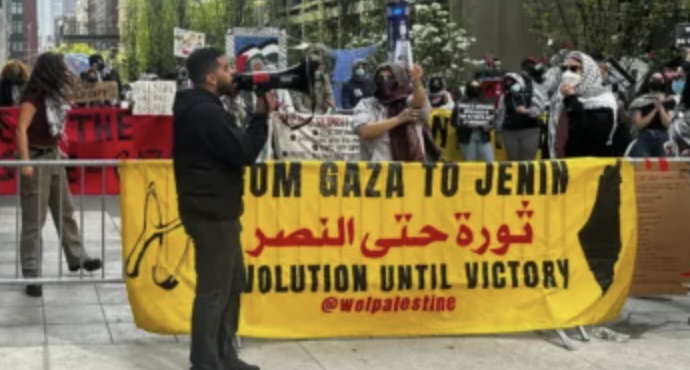 Palestine Supporters March Through New York, Get Arrested